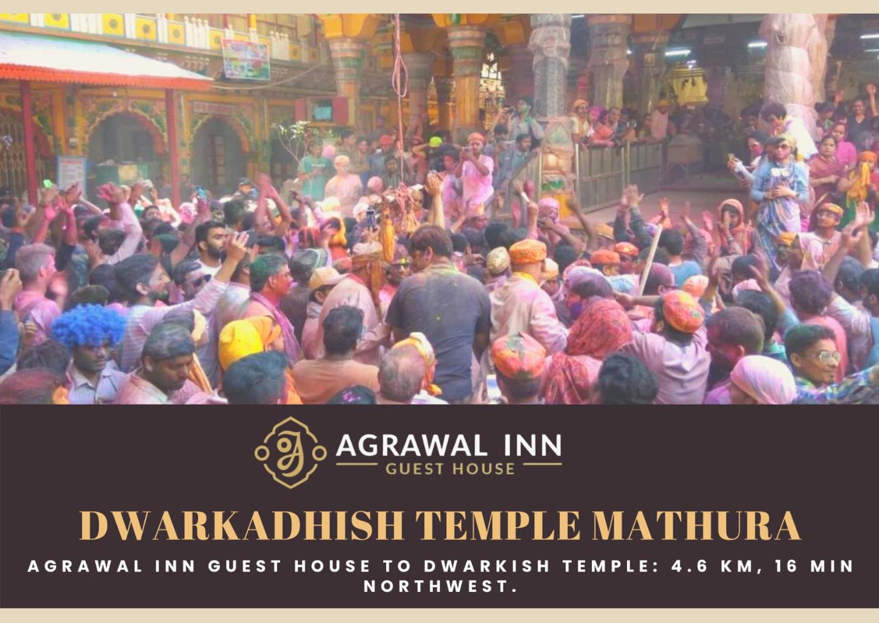 Agrawal Inn Guest House Mathura Exterior foto